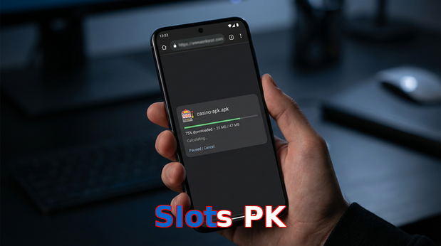 Main screen of Slots PK apk page for PK players