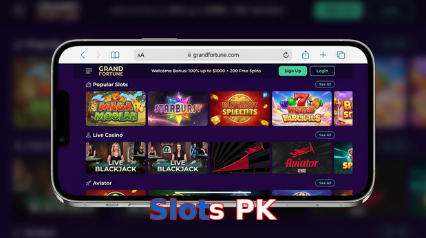Main screen of Slots PK ios page for PK players